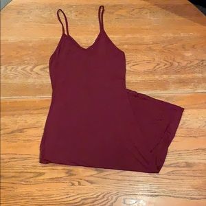 Maroon Casual Cocktail Dresss
